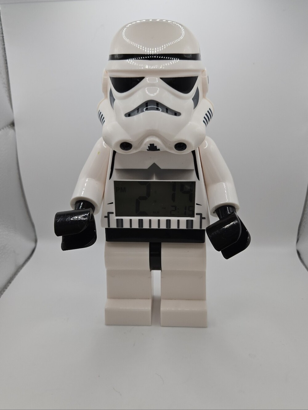 LEGO Stormtrooper Minifigure Alarm Clock - White & Black